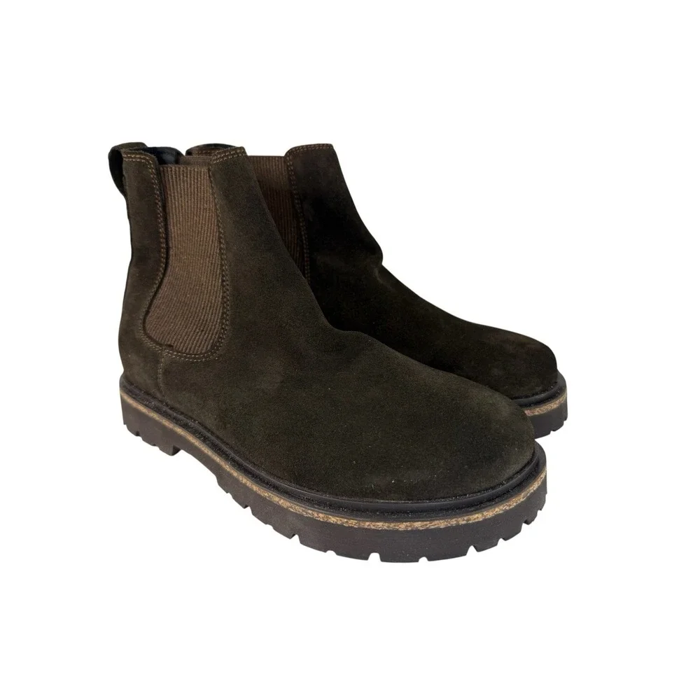 Birkenstock Highwood Slip On Chelsea Boot Mocha Women's Size 7 No Box - Picture 3 of 6